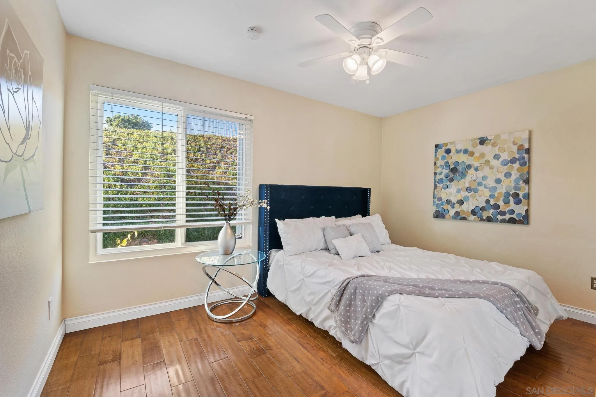 3002 Highlands Way Spring Valley, CA 91977 - Photo 11 of 21 a bedroom with a bed and a large window with outer view