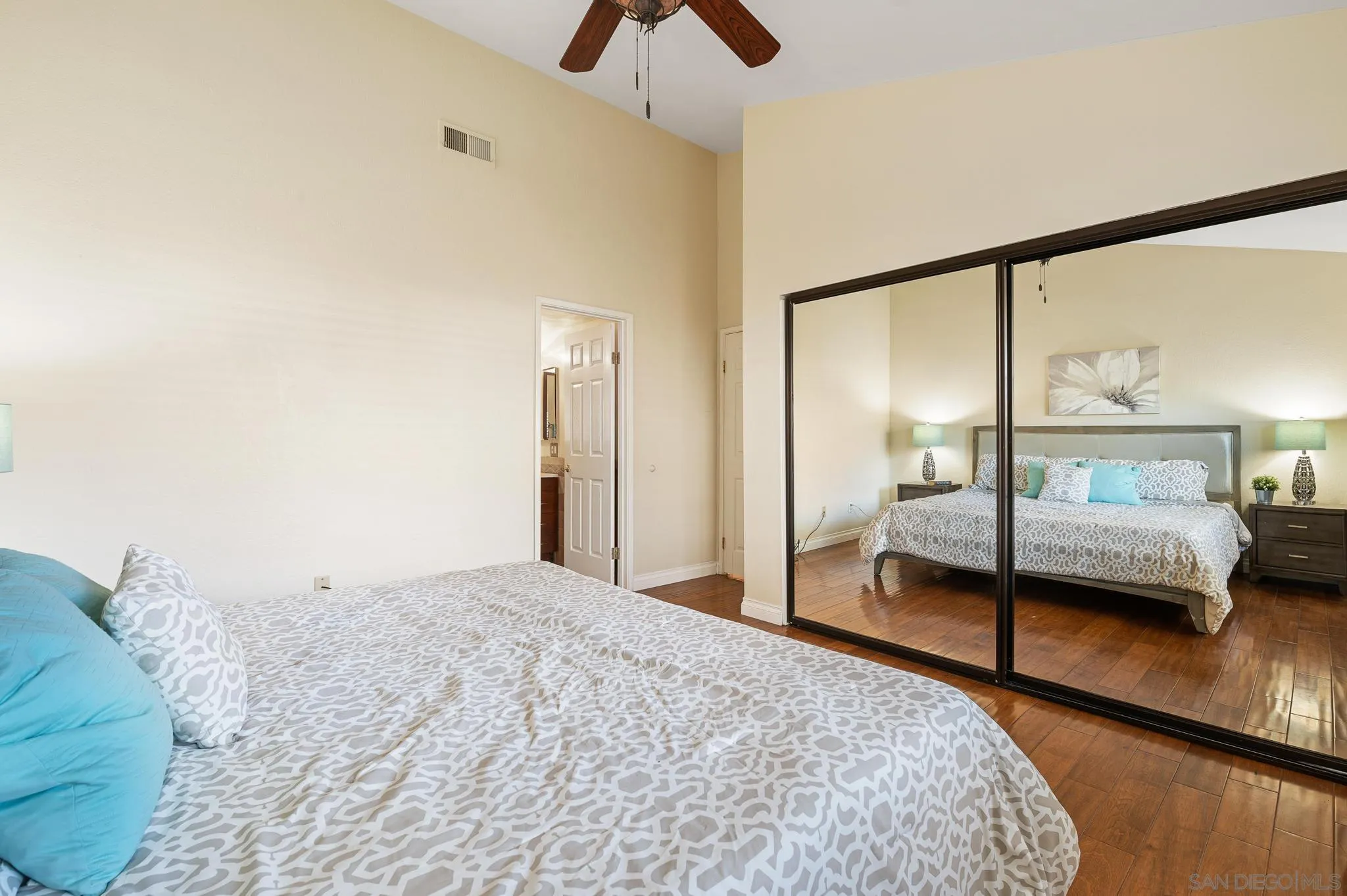 3002 Highlands Way Spring Valley, CA 91977 - Photo 16 of 21 a bedroom with a bed and a large window