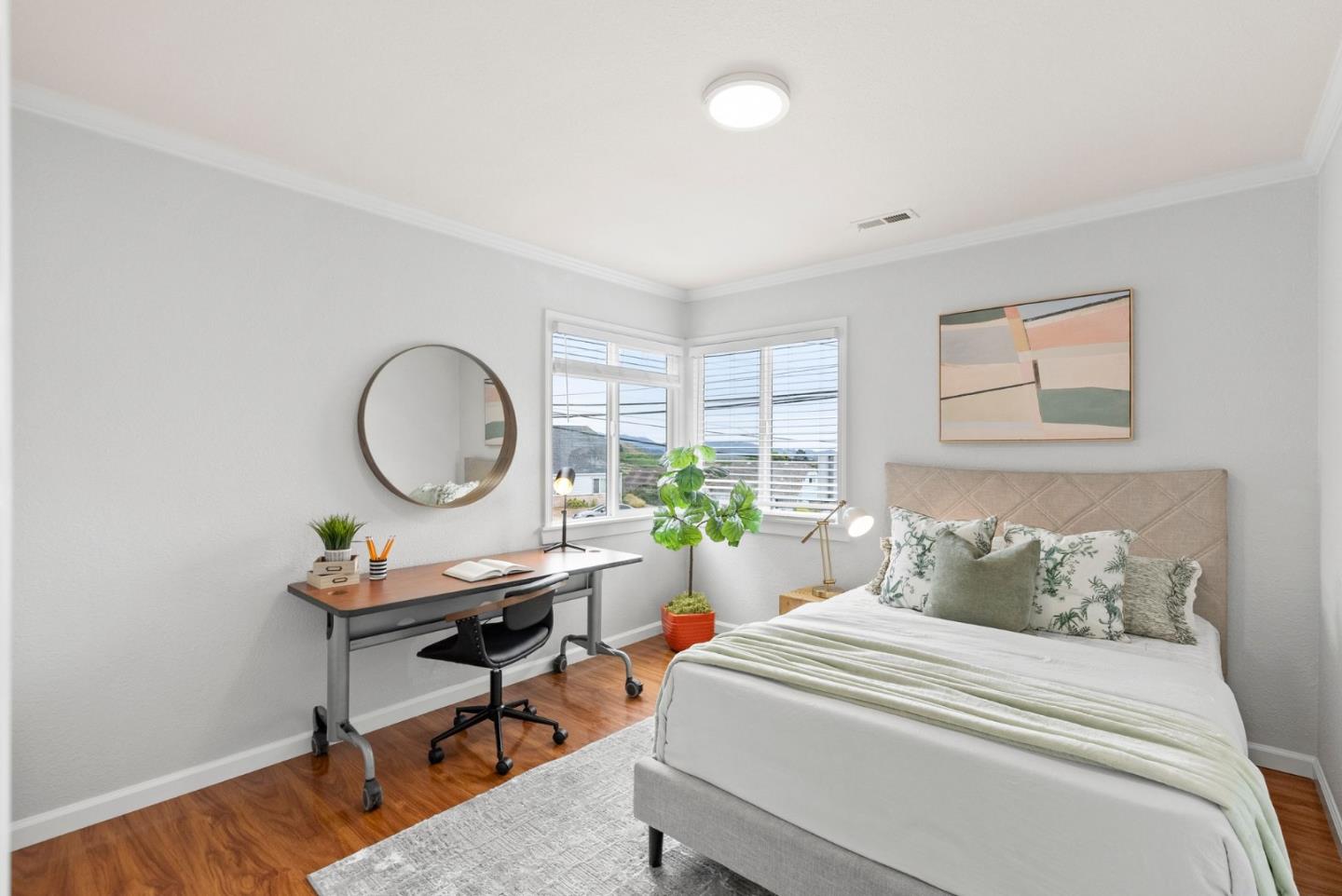 589 Inverness Drive Pacifica, CA 94044 - Photo 9 of 21 a bedroom with bed and a window