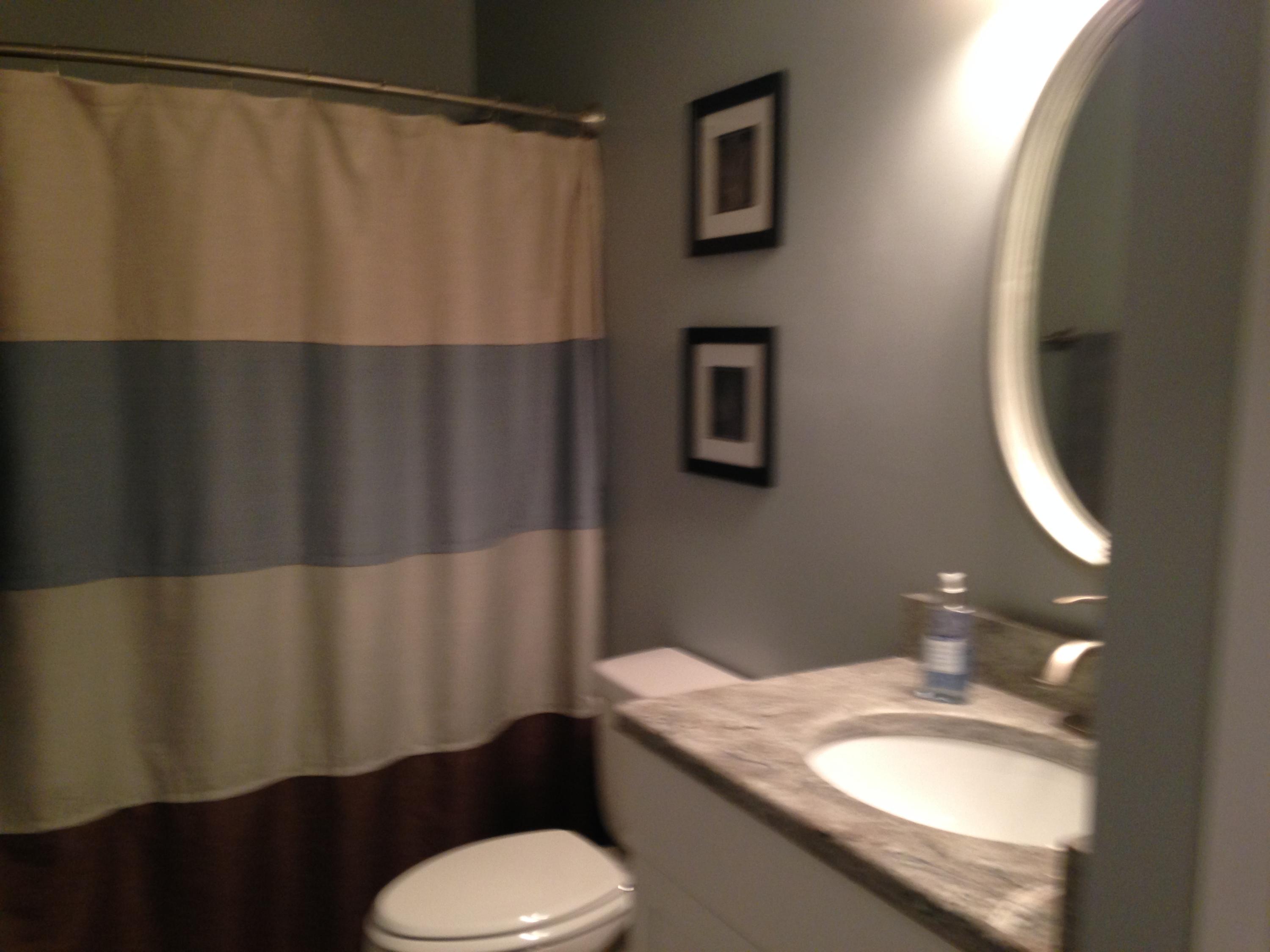 2205 Ridge Road Roanoke, VA 24014 - Photo 23 of 62 a bathroom with a granite countertop sink and a mirror
