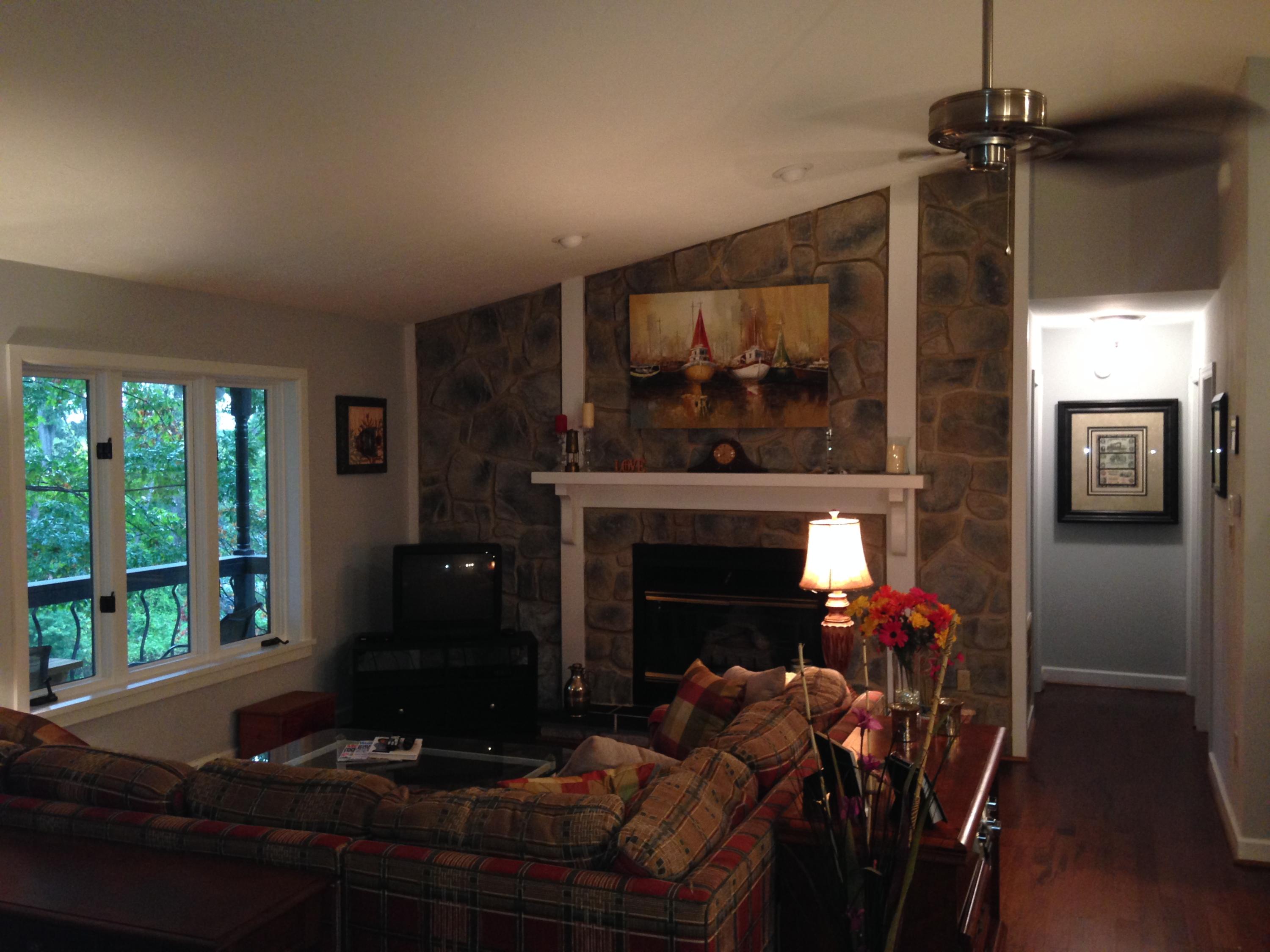 2205 Ridge Road Roanoke, VA 24014 - Photo 32 of 62 a living room with furniture and a fireplace