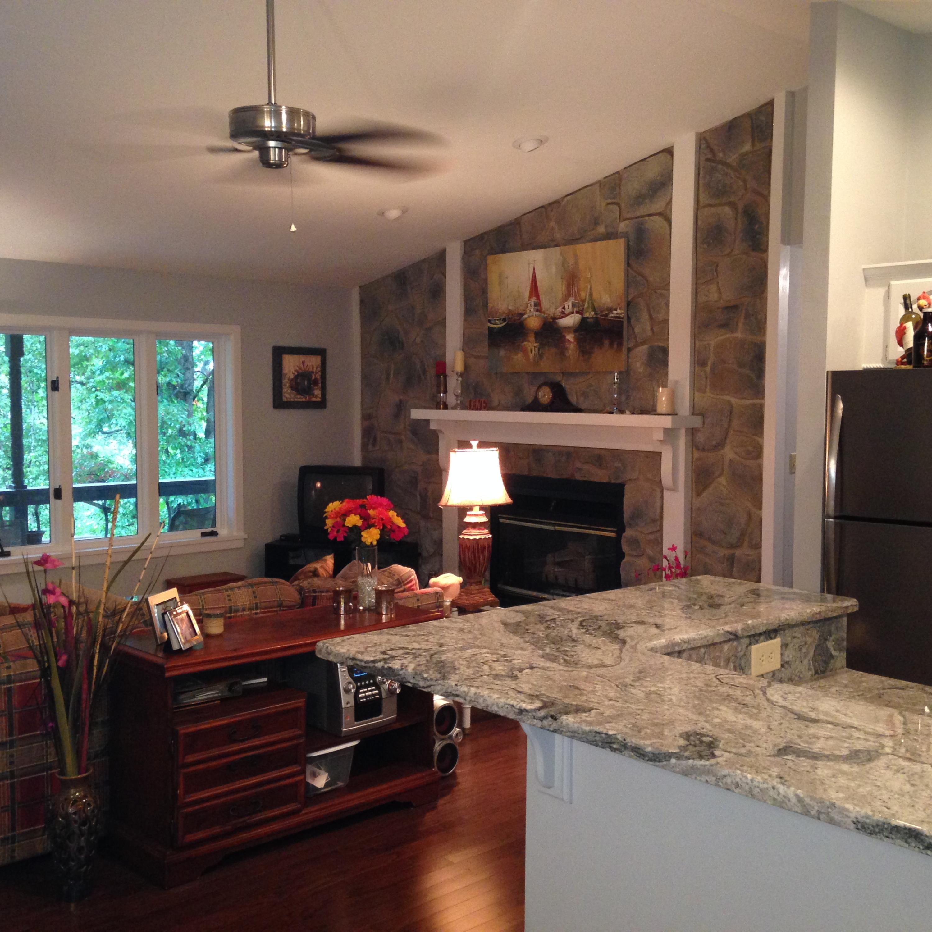 2205 Ridge Road Roanoke, VA 24014 - Photo 39 of 62 a bed room with a bed and a fireplace