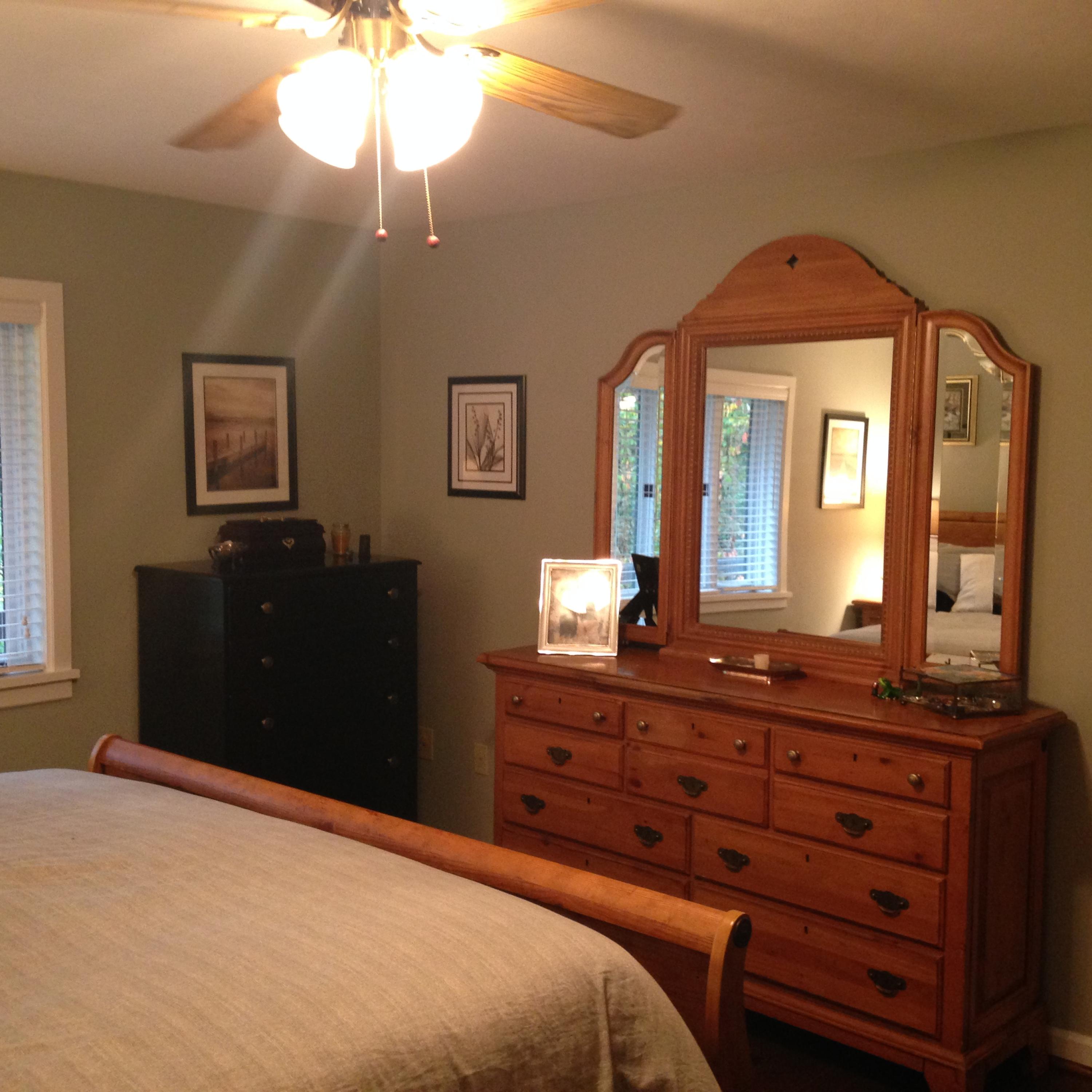 2205 Ridge Road Roanoke, VA 24014 - Photo 45 of 62 a bedroom with a bed and a mirror on dresser