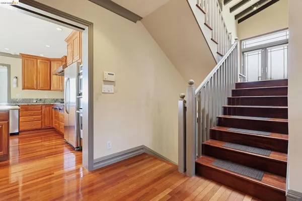 a view of front door
