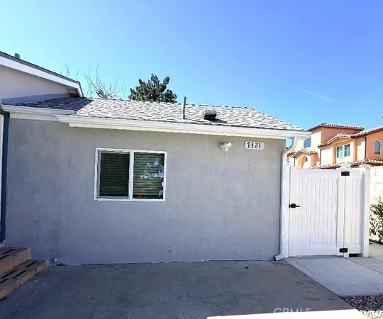 a view of a house with a space