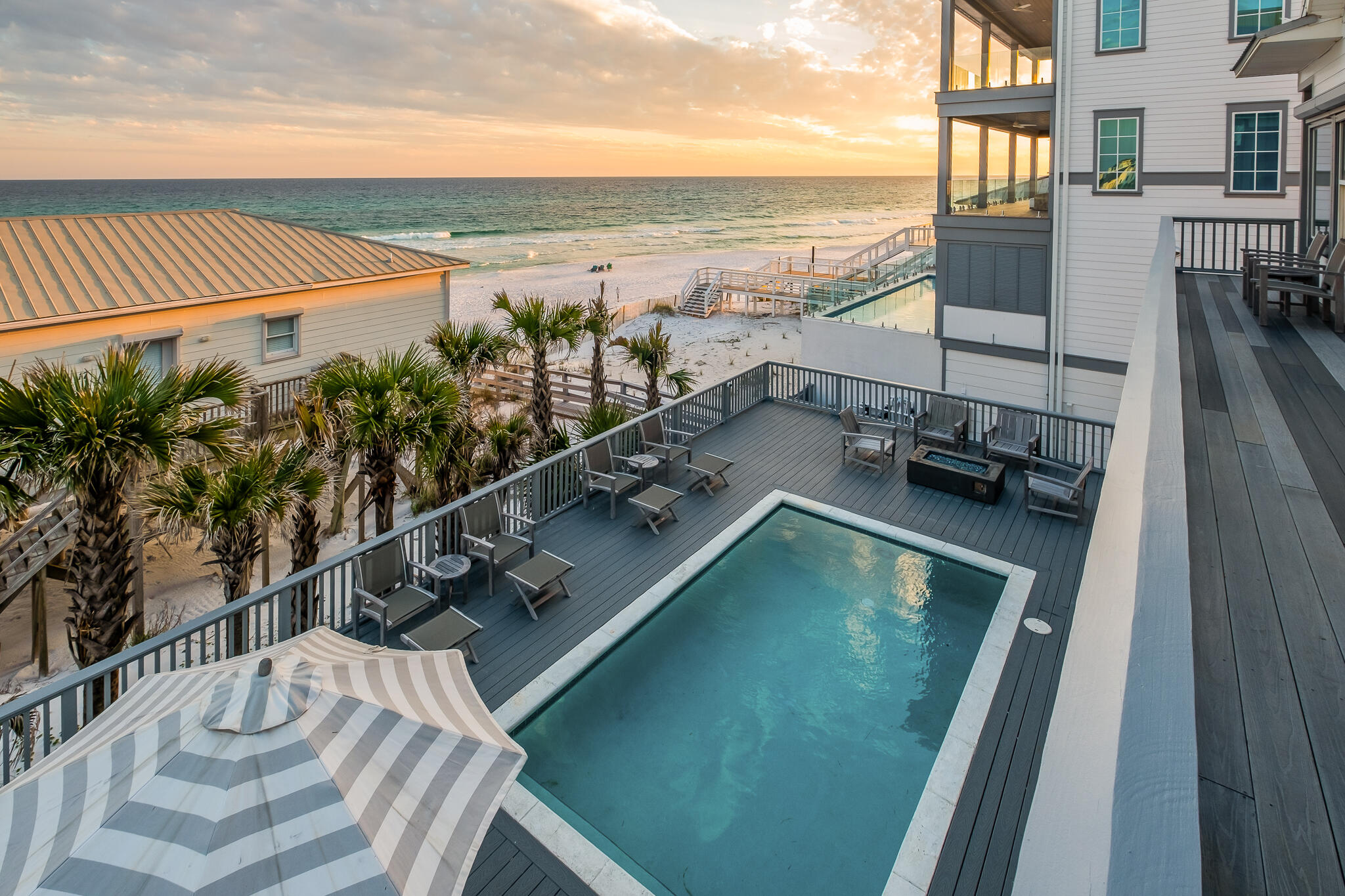 15 Fort Panic Road Santa Rosa Beach, FL 32459 - Photo 22 of 84 a view of a balcony with ocean view