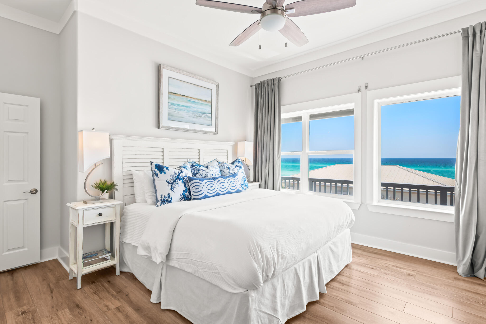 15 Fort Panic Road Santa Rosa Beach, FL 32459 - Photo 73 of 84 a bedroom with a large bed and a window