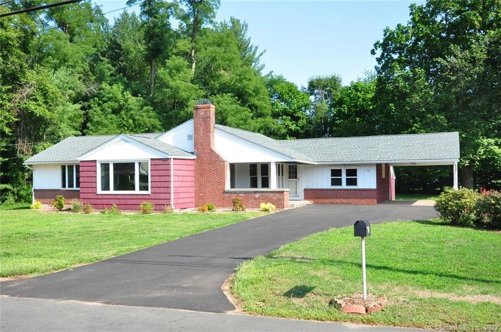 70 Strong Road South Windsor, CT 06074 - Photo 1 of 1 a front view of a house with a garden