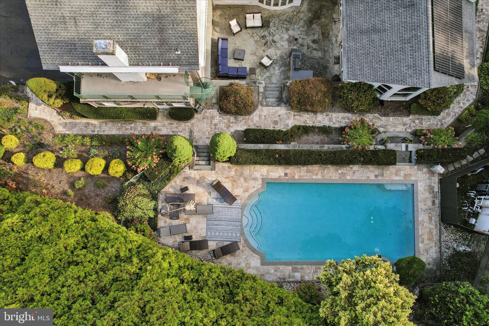 1087 Mt Eyre Road Washington Crossing, PA 18977 - Photo 11 of 77 an aerial view of a house with outdoor space