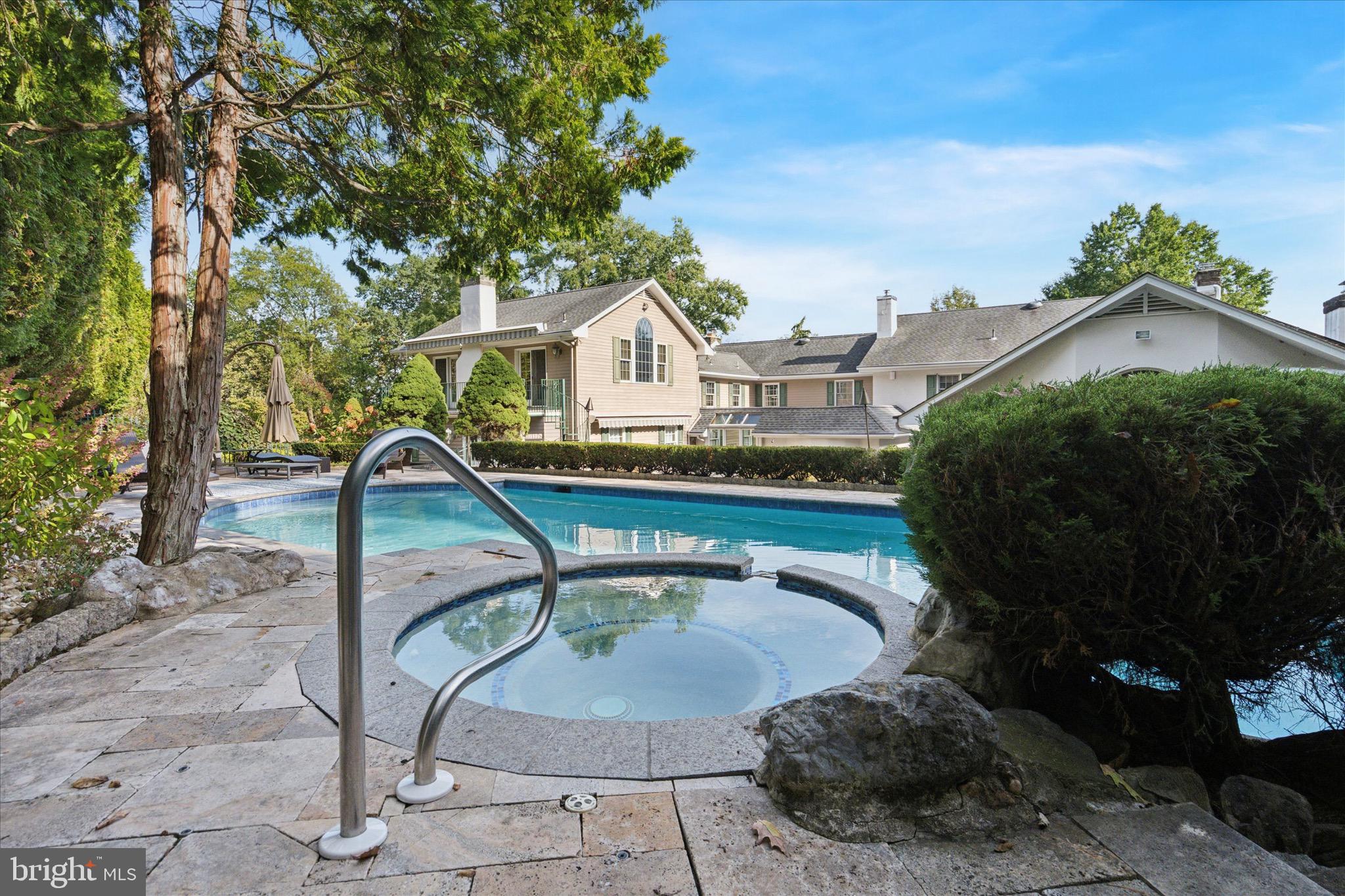 1087 Mt Eyre Road Washington Crossing, PA 18977 - Photo 22 of 77 a house view with a garden space