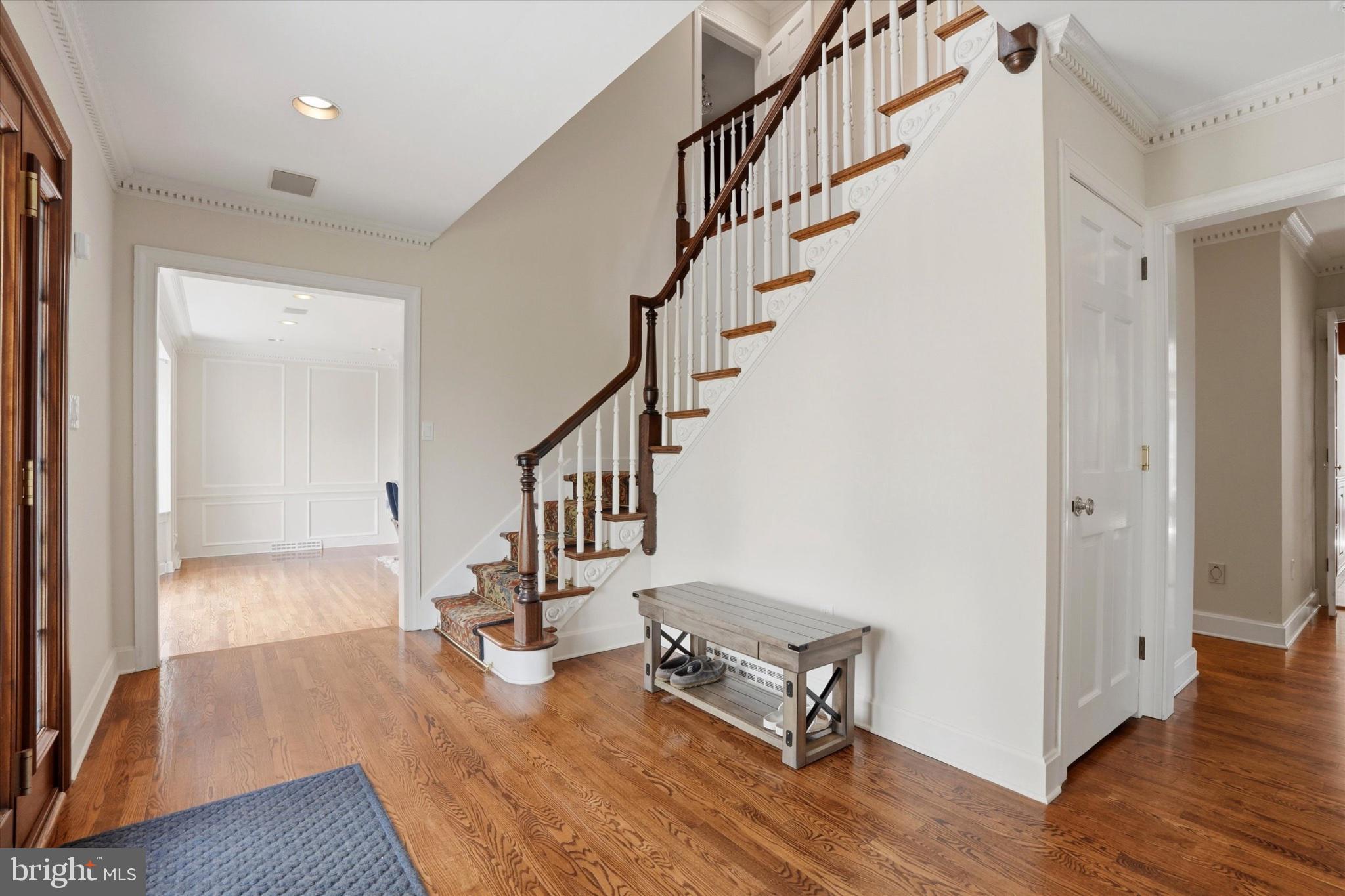 1087 Mt Eyre Road Washington Crossing, PA 18977 - Photo 30 of 77 Inviting foyer with elegant staircase.