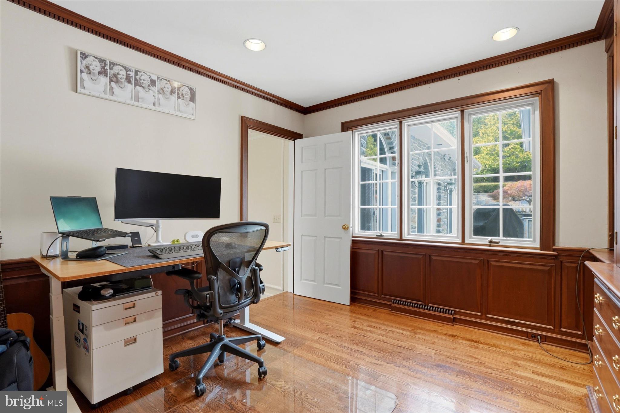 1087 Mt Eyre Road Washington Crossing, PA 18977 - Photo 38 of 77 Bright and inviting home office space.