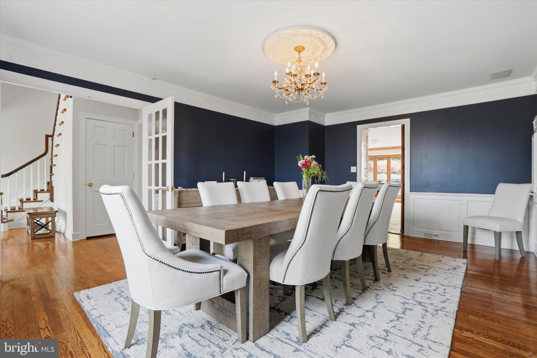 1087 Mt Eyre Road Washington Crossing, PA 18977 - Photo 41 of 77 Elegant dining space with charm.