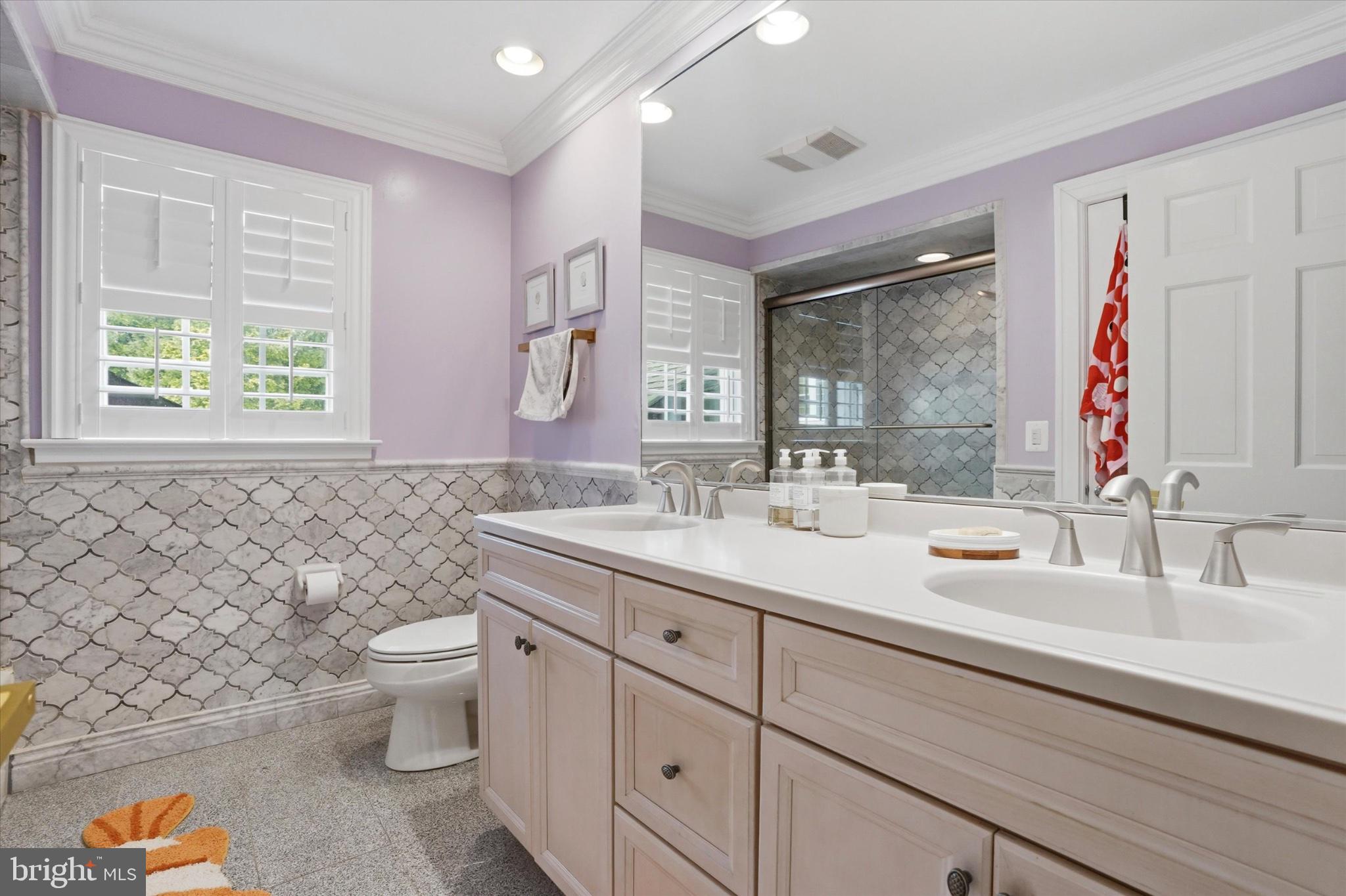 1087 Mt Eyre Road Washington Crossing, PA 18977 - Photo 61 of 77 Charming bath with elegant finishes.