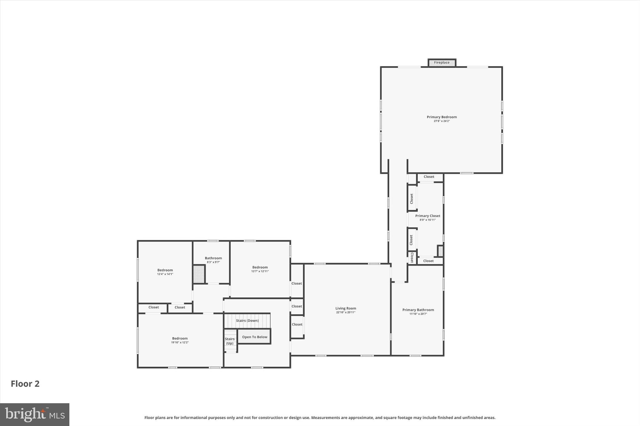 1087 Mt Eyre Road Washington Crossing, PA 18977 - Photo 75 of 77 Second floor layout blueprint.