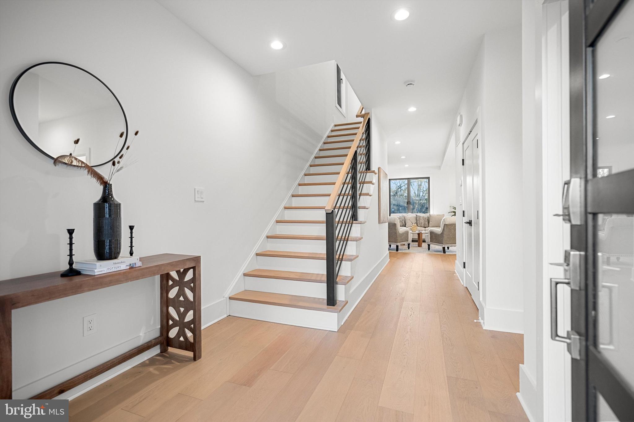 2100 South Nelson Street Arlington, VA 22204 - Photo 3 of 33 a view of a hall way with furniture and staircase