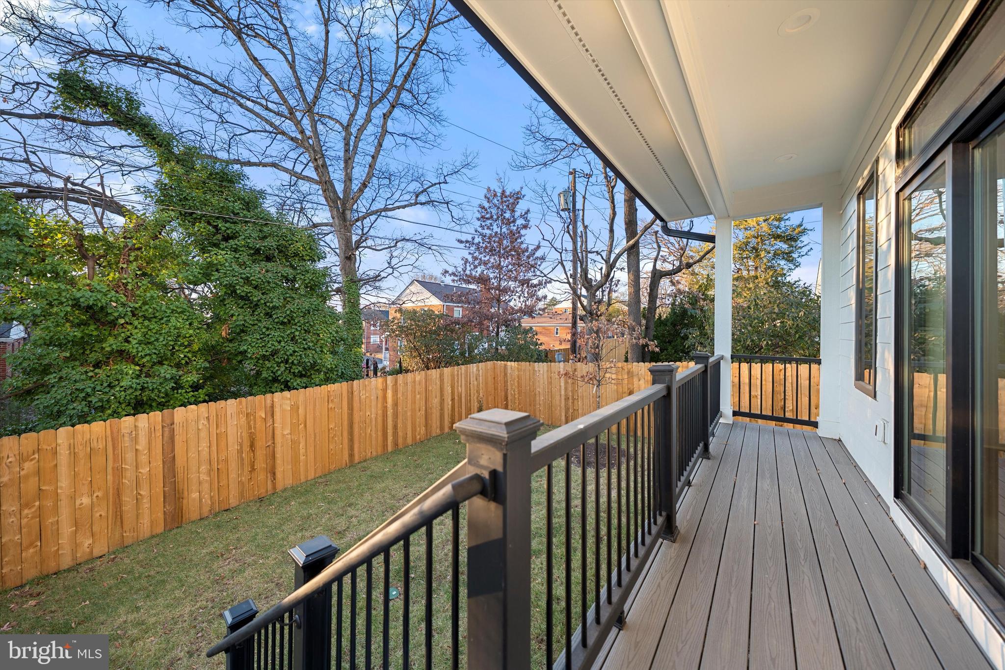 2100 South Nelson Street Arlington, VA 22204 - Photo 30 of 33 a view of deck with wooden floor and wooden fence