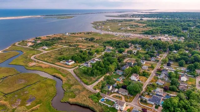 a view of a lake with a mountain