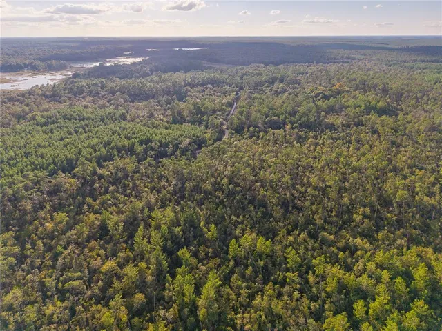 a view of a city with an outdoor space