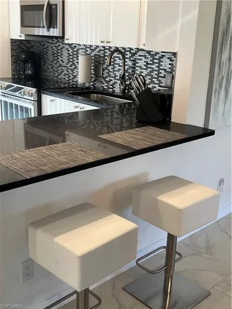 a view of kitchen and counter top space