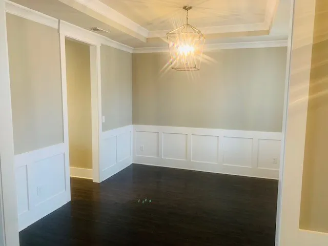 a view of an empty room