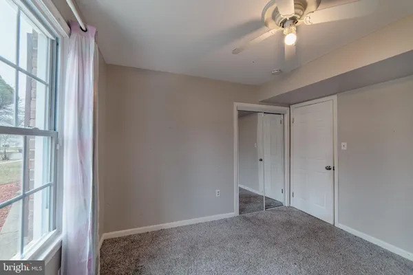 a view of a white house with a large tree in front of it