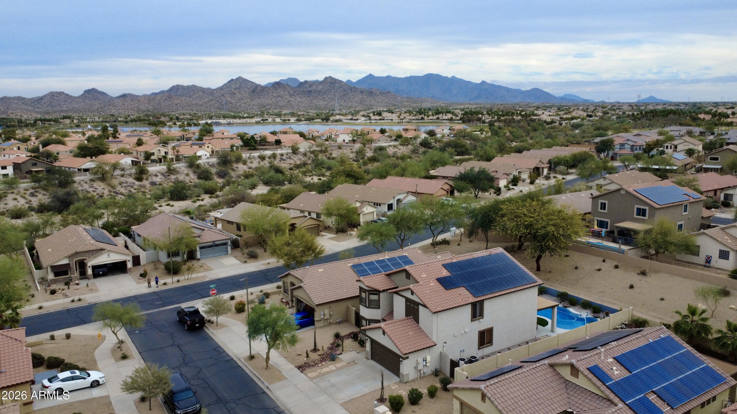 18115 West Cardinal Drive Goodyear, AZ 85338 - Photo 68 of 88 an aerial view of multiple house