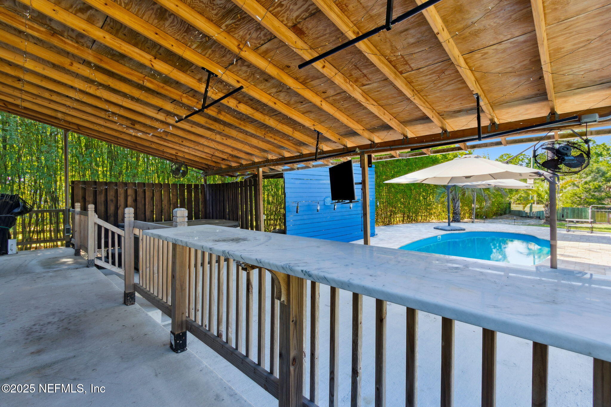 16199 Shellcracker Road Jacksonville, FL 32226 - Photo 30 of 40 a view of deck with wooden floor