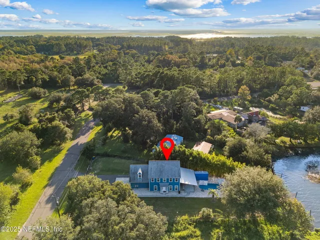 a view of city and mountain