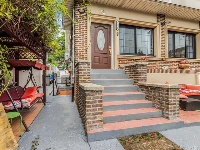 a view of outdoor space and seating area
