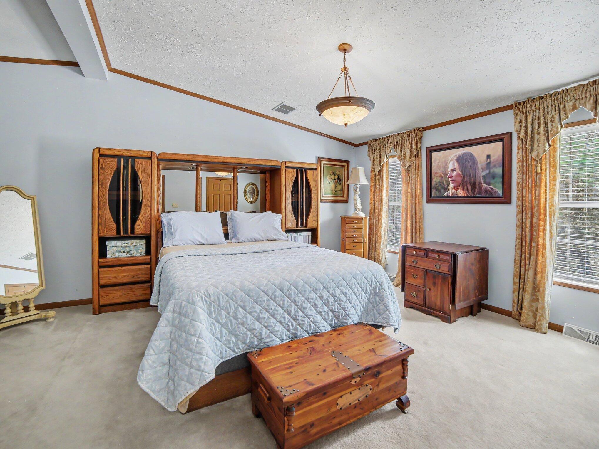 4905 Wayne Road Pentwater, MI 49449 - Photo 12 of 35 Master bed