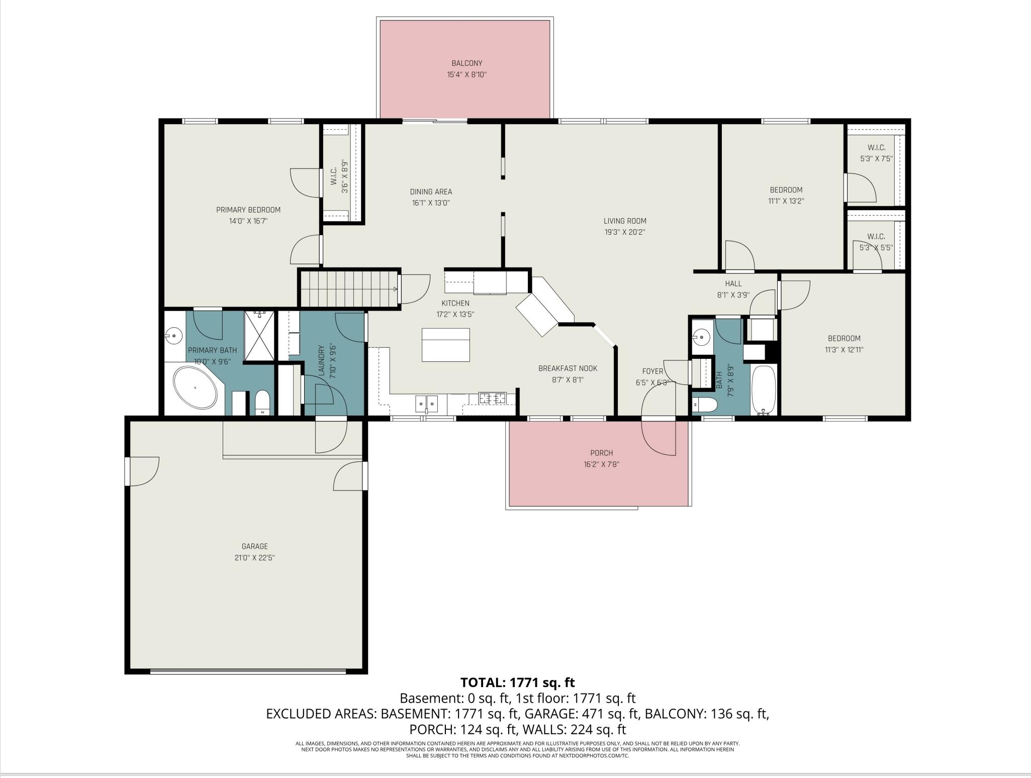 4905 Wayne Road Pentwater, MI 49449 - Photo 34 of 35 4905 N Wayne - first floor floorplan