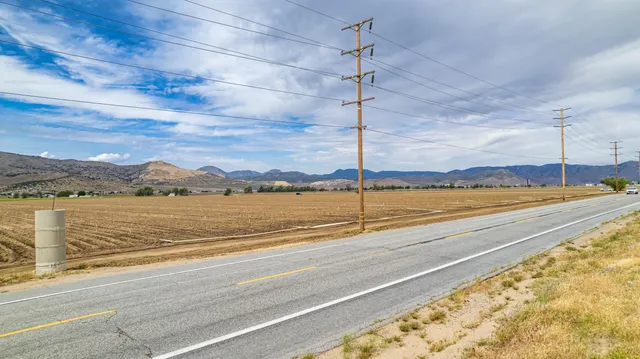 a view of a lake with a mountain