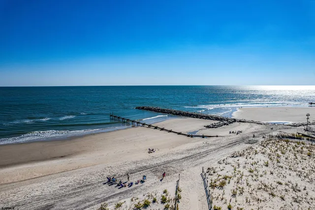a view of an ocean beach