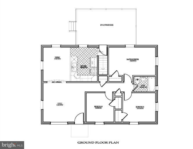 4703 Macon Road Rockville, MD 20852 - Photo 27 of 27 Actual Ground Floor Plan