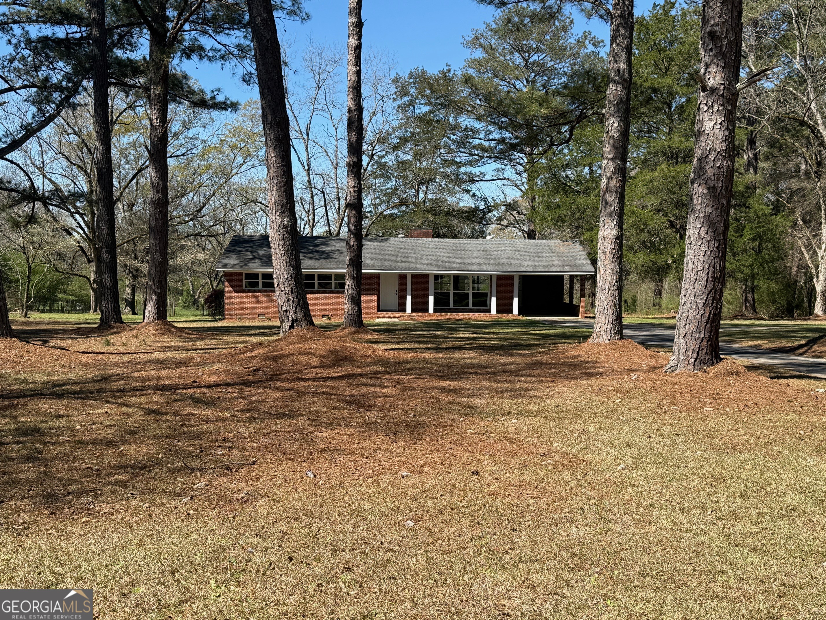 4005 Highway 85 Manchester, GA 31816 - Photo 40 of 41 a front view of a house with a tree