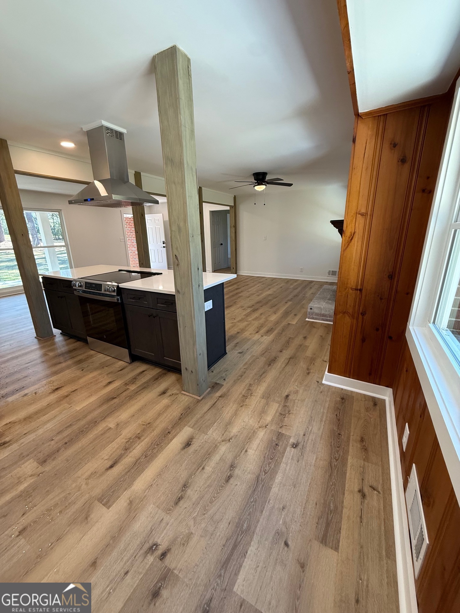 4005 Highway 85 Manchester, GA 31816 - Photo 8 of 41 a view of kitchen and wooden floor
