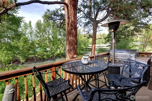 a view of an outdoor seating