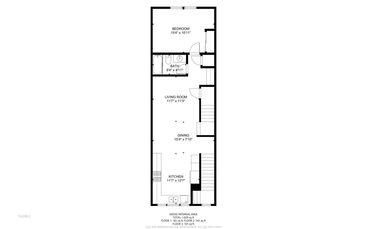 1520 Avina Circle, Unit 2 Santa Clara, CA 95054 - Photo 37 of 39 a picture of a floor plan