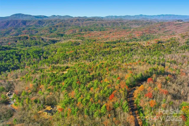 a view of mountain view with lush green forest