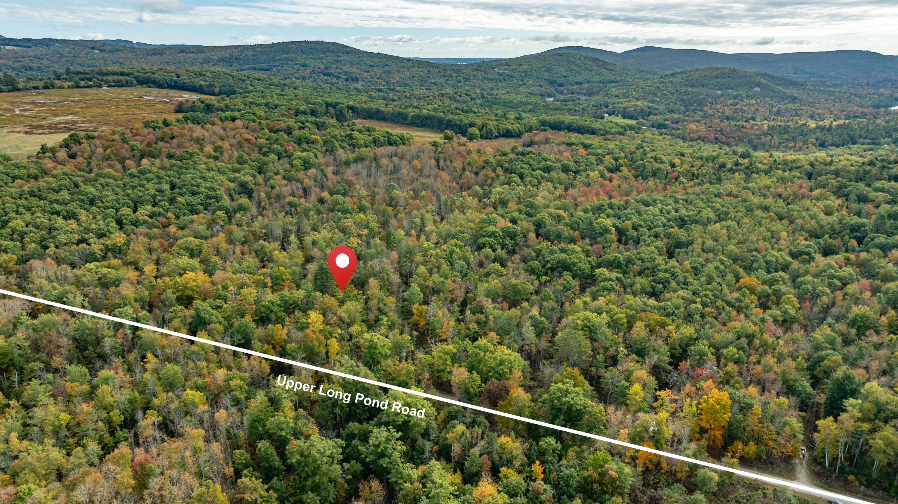 Map15-lot56 Upper Long Pond Road Bucksport, ME 04416 - Photo 4 of 8 Upper Long Pond Road Land 2 Aerials-5_Or