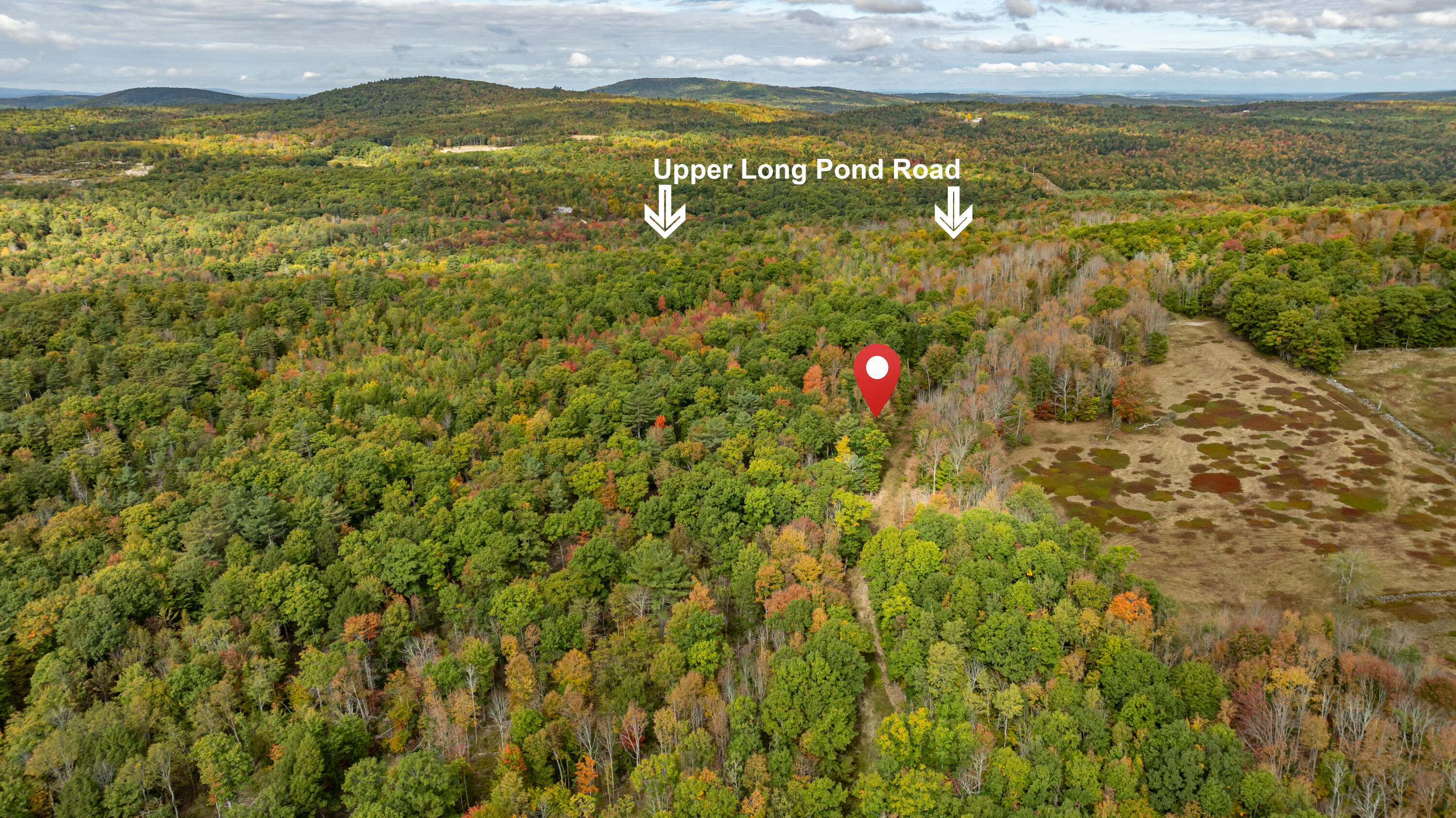 Map15-lot56 Upper Long Pond Road Bucksport, ME 04416 - Photo 8 of 8 Upper Long Pond Road Land 2 Aerials-2_Or