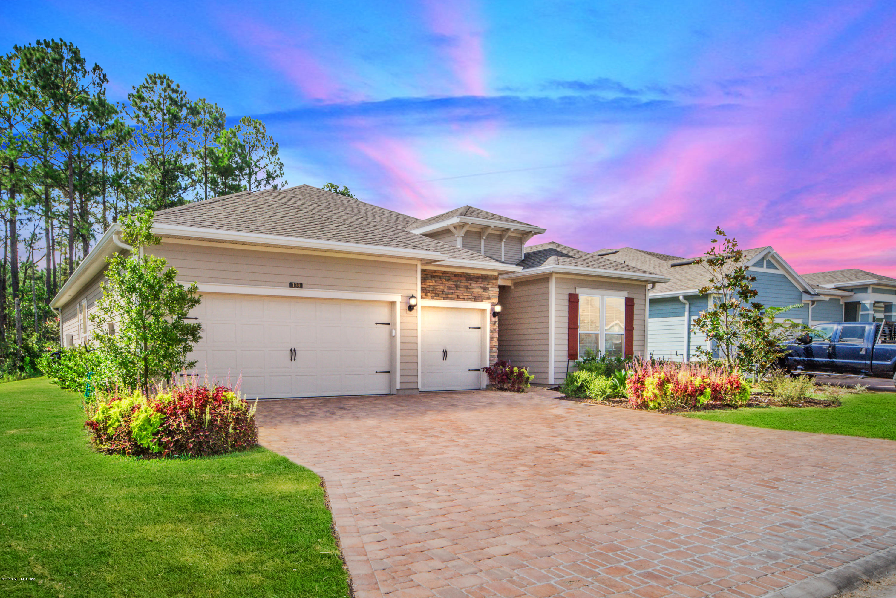 139 Crown Colony Road St. Augustine, FL 32092 - Photo 24 of 36 3 Car Garage & Paver Driveway!