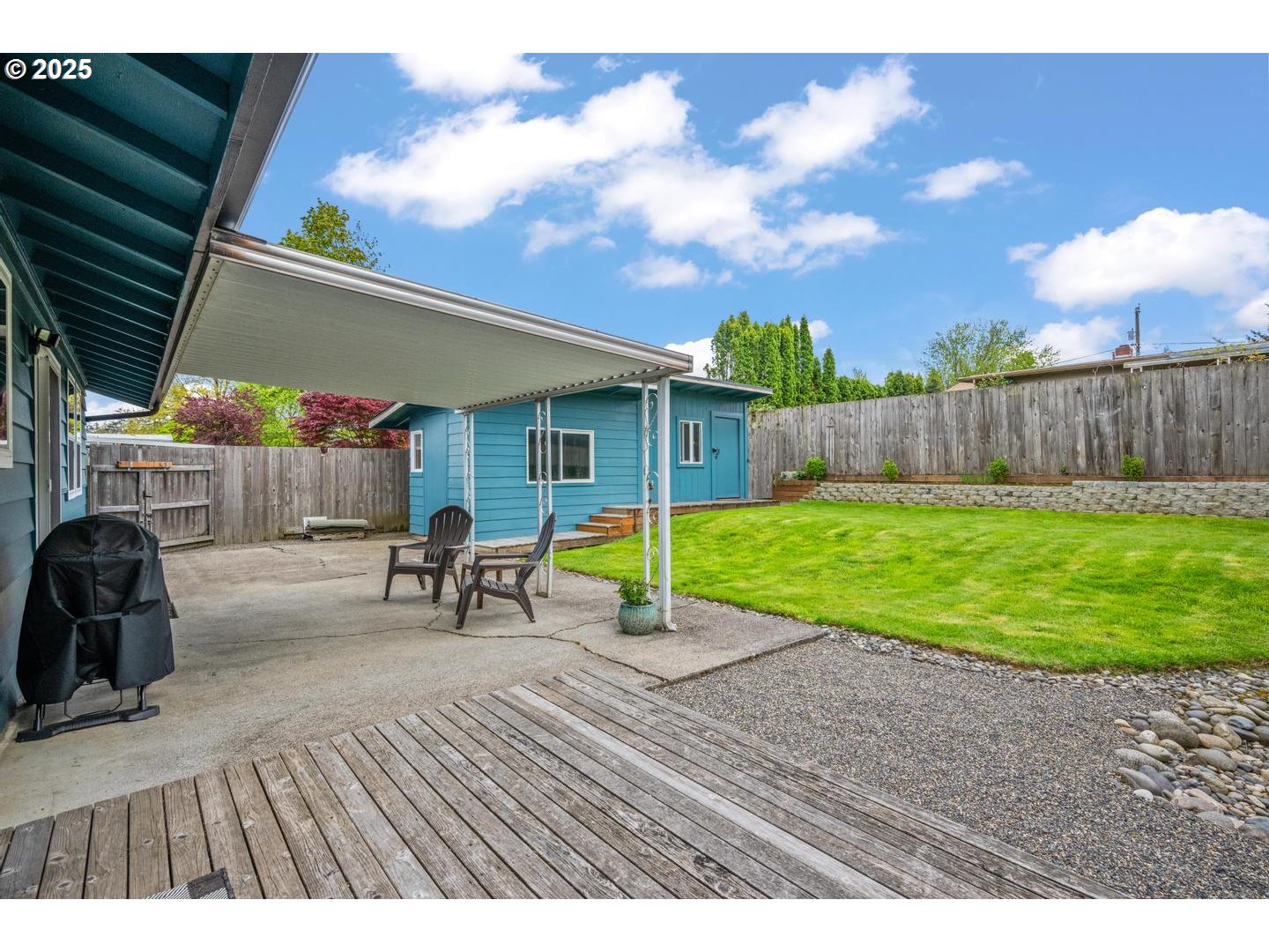 2000 Northwest 7th Place Gresham, OR 97030 - Photo 25 of 34 a view of a backyard with a patio