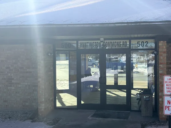 a view of front door