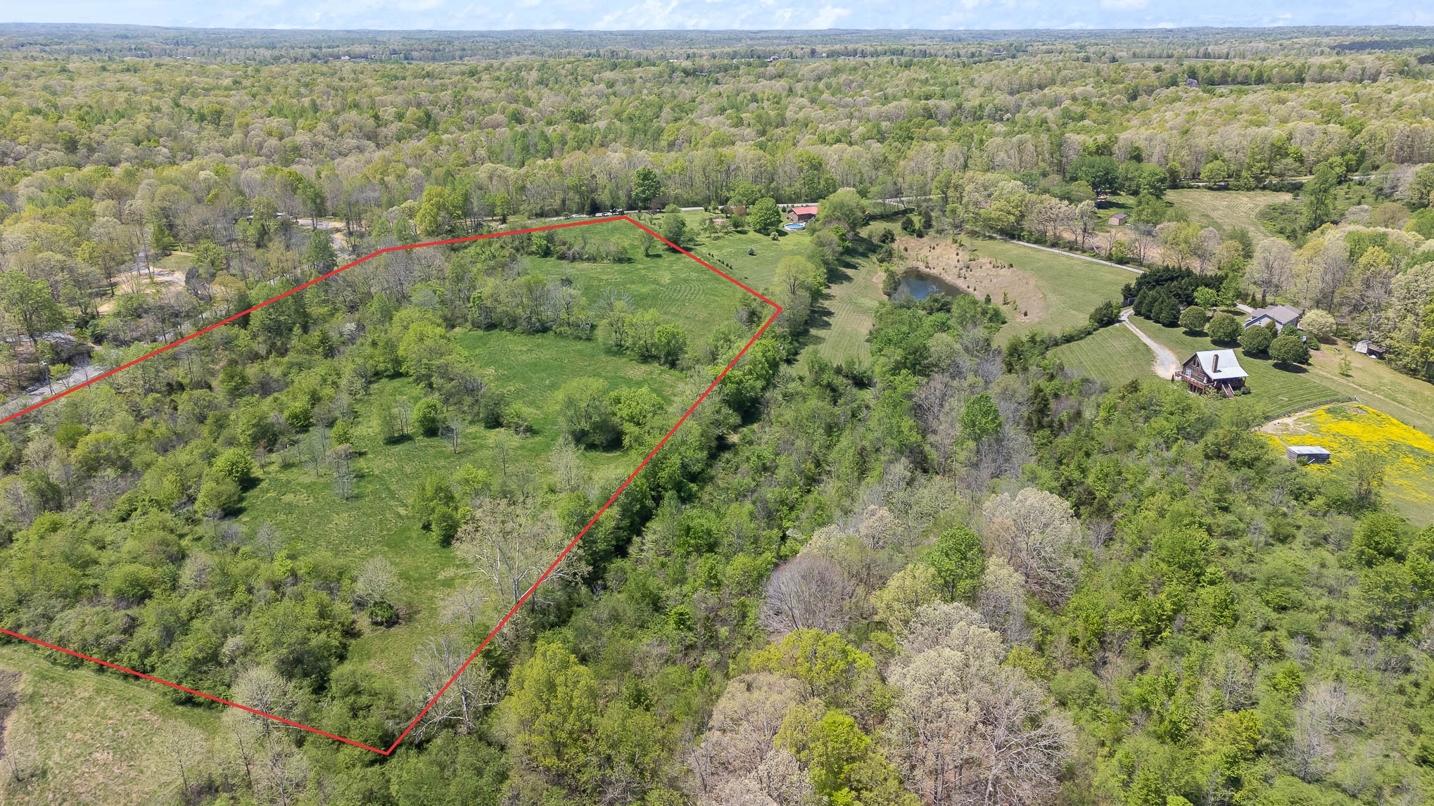 8015 Shoals Branch Road Primm Springs, TN 38476 - Photo 3 of 13 a view of a field with an trees