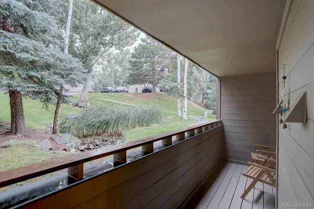 a view of building with large window