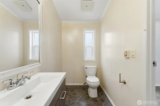 a house view with a backyard space