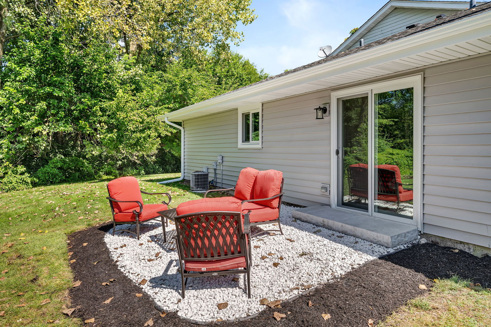 1520 Lighthouse Drive Naperville, IL 60565 - Photo 26 of 36 a backyard of a house with outdoor seating