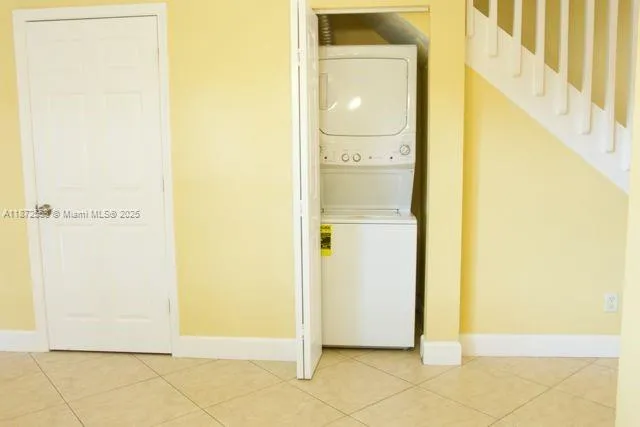 a view of a bathroom with a door
